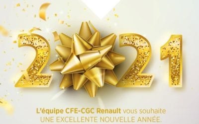 L’équipe CFE-CGC Renault vous souhaite une excellente nouvelle année