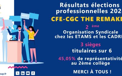 RESULTATS ELECTIONS PROFESSIONNELLES THE REMAKERS