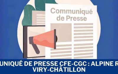 COMMUNIQUÉ DE PRESSE – Projet de transformation de l’activité du site d’Alpine Racing Viry-Châtillon