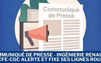 COMMUNIQUÉ DE PRESSE – Ingénierie Renault